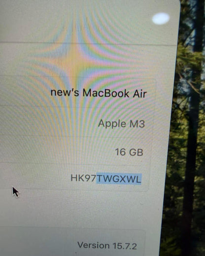 MacBook Air M3 2024 16/256 - 0557684550