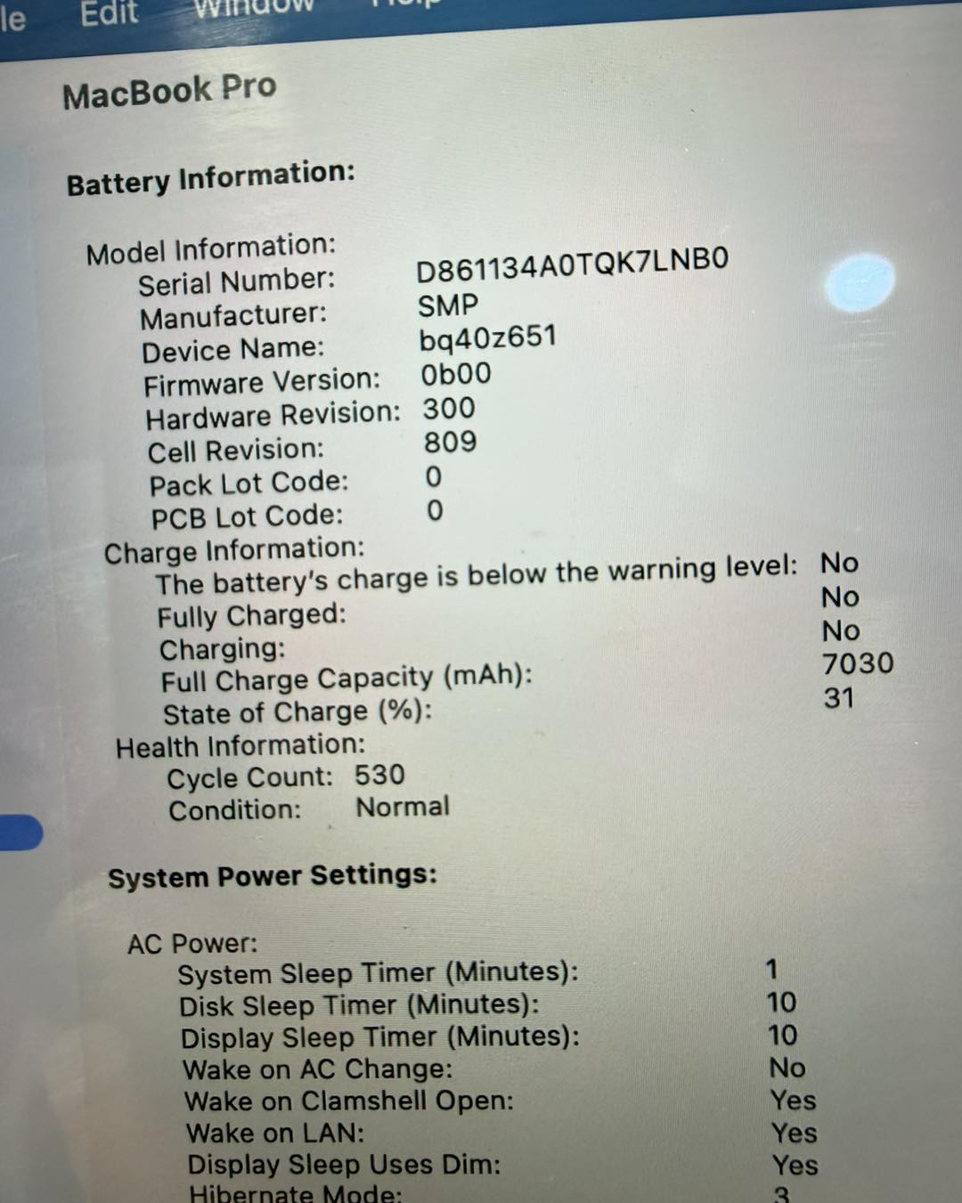 MacBook Pro 2019 16" T-Bar i7 16/512