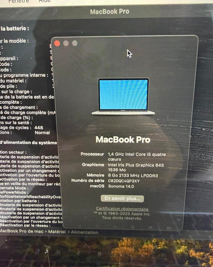 MacBook Pro T-Bar 13" 2020 i5 8/256 - 0557684550