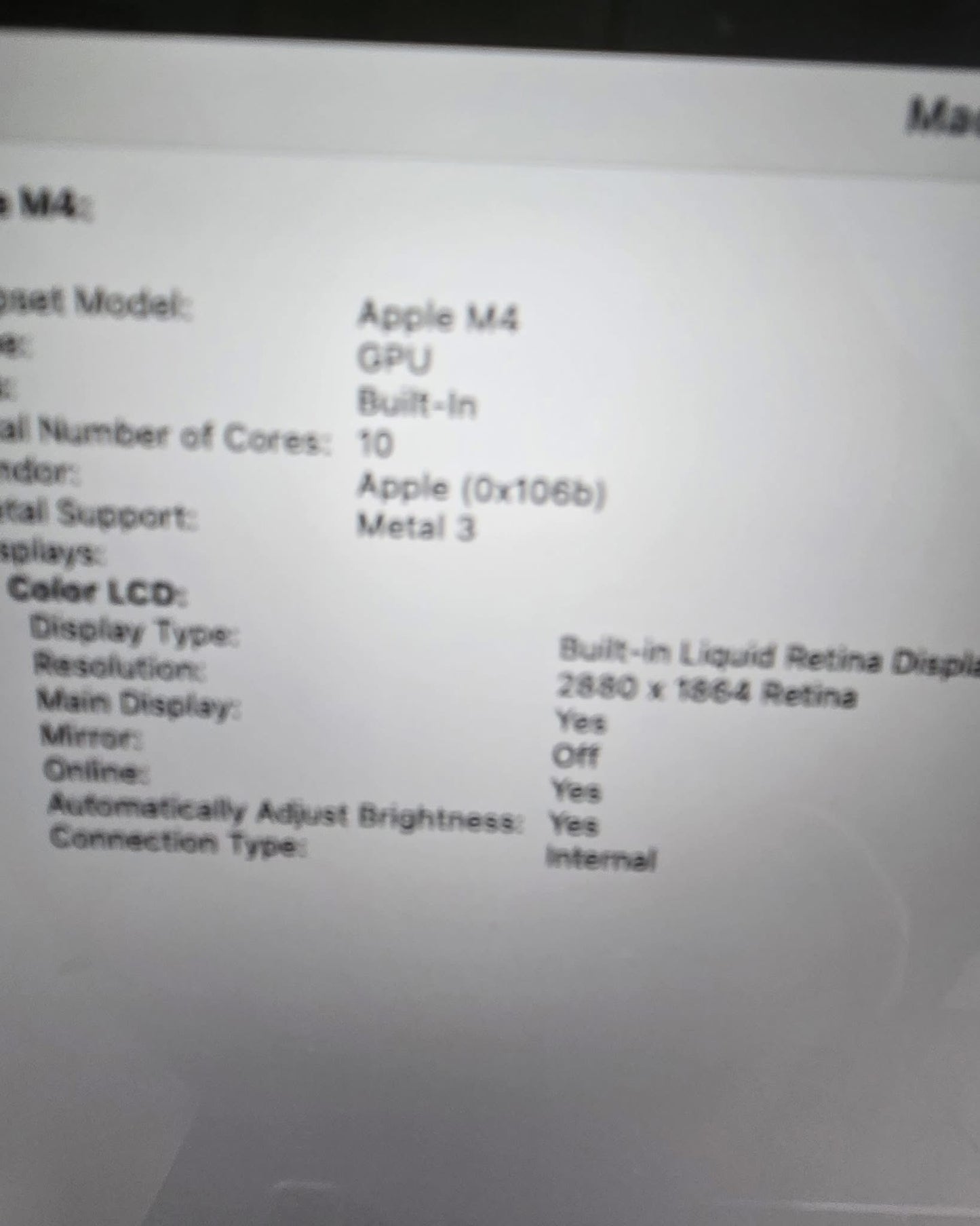 MacBook Air M4 2025 15” 16/256