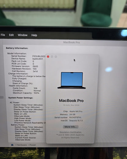 MacBook Pro M4 Pro MDM 14” 24/512