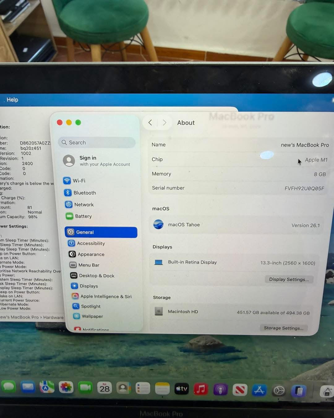 MacBook Air M1 13.3’’ 2020 8/512